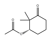 Cyclohexanone, 3-(acetyloxy)-2,2-dimethyl-, (3S)-