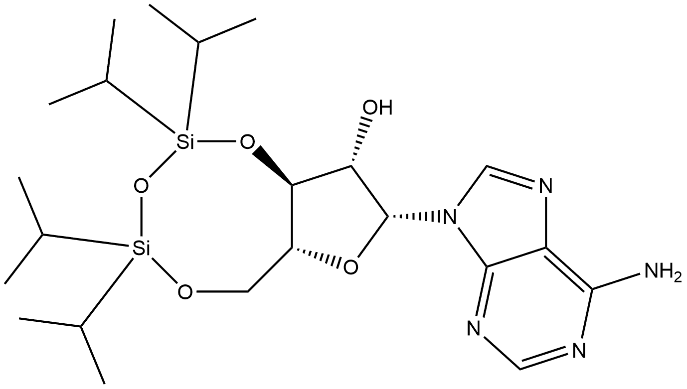 9H-Purin-6-amine, 9-[3,5-O-[1,1,3,3-tetrakis(1-methylethyl)-1,3-disiloxanediyl]-β-D-arabinofuranosyl]-