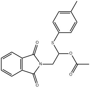 1H-Isoindole-1,3(2H)-dione, 2-[2-(acetyloxy)-2-[(4-methylphenyl)thio]ethyl]-