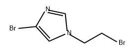 1H-Imidazole, 4-bromo-1-(2-bromoethyl)- Struktur