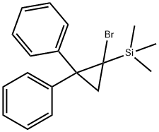 Silane, (1-bromo-2,2-diphenylcyclopropyl)trimethyl- (9CI) Struktur