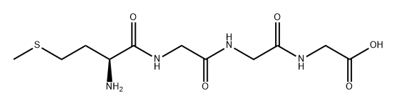 Glycine, L-methionylglycylglycyl- Struktur