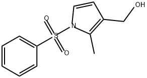 1H-Pyrrole-3-methanol, 2-methyl-1-(phenylsulfonyl)- Struktur