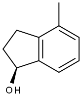 1H-Inden-1-ol, 2,3-dihydro-4-methyl-, (1S)- Struktur