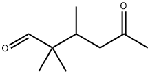 Hexanal, 2,2,3-trimethyl-5-oxo- Struktur