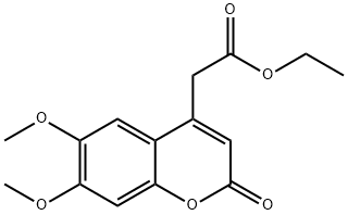 2H-1-Benzopyran-4-acetic acid, 6,7-dimethoxy-2-oxo-, ethyl ester