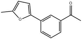 Ethanone, 1-[3-(5-methyl-2-furanyl)phenyl]- Struktur