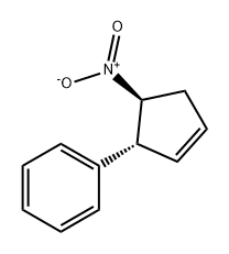 Benzene, [(1R,5S)-5-nitro-2-cyclopenten-1-yl]- Struktur