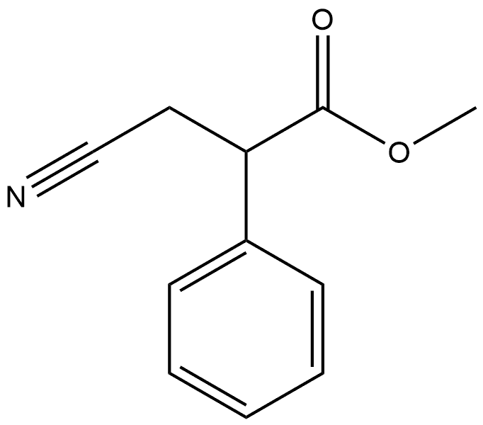 Benzeneacetic acid, α-(cyanomethyl)-, methyl ester