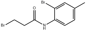 3-BROMO-N-(2-BROMO-4-METHYLPHENYL)PROPANAMIDE Struktur