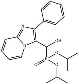 Phosphonic acid, [hydroxy(2-phenylimidazo[1,2-a]pyridin-3-yl)methyl]-, bis(1-methylethyl) ester (9CI)