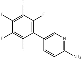 5-(2,3,4,5,6-PENTAFLUOROPHENYL)-2-PYRIDINAMINE Struktur