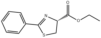 4-Thiazolecarboxylic acid, 4,5-dihydro-2-phenyl-, ethyl ester, (4R)-