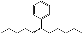 Benzene, (1-pentyl-1-hexen-1-yl)- Struktur