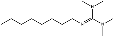 Guanidine, N,N,N',N'-tetramethyl-N''-octyl- Struktur