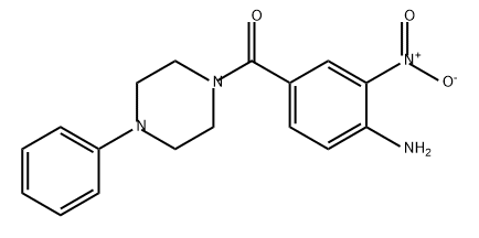 Methanone, (4-amino-3-nitrophenyl)(4-phenyl-1-piperazinyl)- Struktur