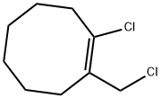 Cyclooctene, 1-chloro-2-(chloromethyl)- Struktur