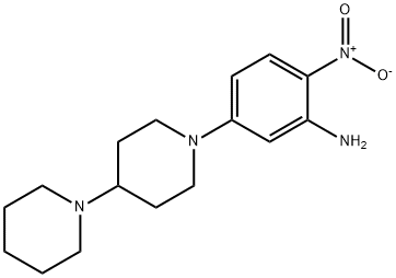 Benzenamine, 5-[1,4'-bipiperidin]-1'-yl-2-nitro- Struktur