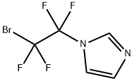 1H-Imidazole, 1-(2-bromo-1,1,2,2-tetrafluoroethyl)- Struktur