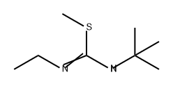 Carbamimidothioic acid, N-(1,1-dimethylethyl)-N'-ethyl-, methyl ester