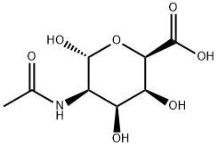 N-acetyltalosaminuronic acid Struktur