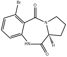 1H-Pyrrolo[2,1-c][1,4]benzodiazepine-5,11(10H,11aH)-dione, 6-bromo-2,3-dihydro-, (11aS)-