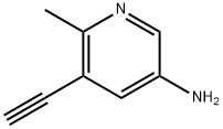 3-Pyridinamine, 5-ethynyl-6-methyl- Struktur