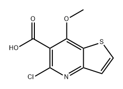 Thieno[3,2-b]pyridine-6-carboxylic acid, 5-chloro-7-methoxy-