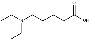 5-(N,N-diethylamino)pentanoic acid Struktur