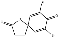 1-Oxaspiro[4.5]deca-6,9-diene-2,8-dione, 7,9-dibromo-