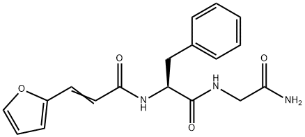 Glycinamide, N-[3-(2-furanyl)-1-oxo-2-propenyl]-L-phenylalanyl- (9CI)