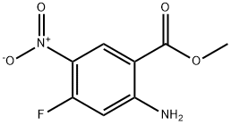 Benzoic acid, 2-amino-4-fluoro-5-nitro-, methyl ester Struktur