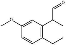 1-Naphthalenecarboxaldehyde, 1,2,3,4-tetrahydro-7-methoxy- Struktur