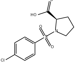 D-Proline, 1-[(4-chlorophenyl)sulfonyl]- Struktur