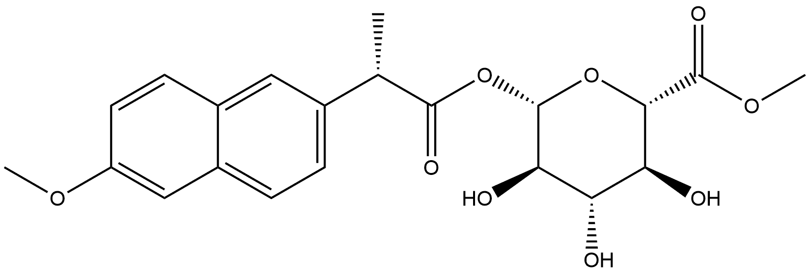 β-D-Glucopyranuronic acid, methyl ester, 1-[(αS)-6-methoxy-α-methyl-2-naphthaleneacetate]