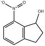 1H-Inden-1-ol, 2,3-dihydro-7-nitro- Struktur