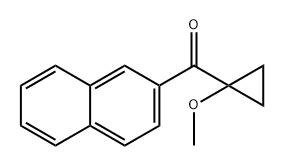 Methanone, (1-methoxycyclopropyl)-2-naphthalenyl- Struktur