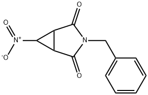 3-Azabicyclo[3.1.0]hexane-2,4-dione, 6-nitro-3-(phenylmethyl)- Struktur