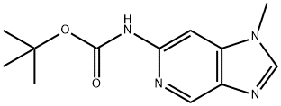 tert-Butyl (1-methyl-1H-imidazo[4,5-c]pyridin-6-yl)carbamate Struktur