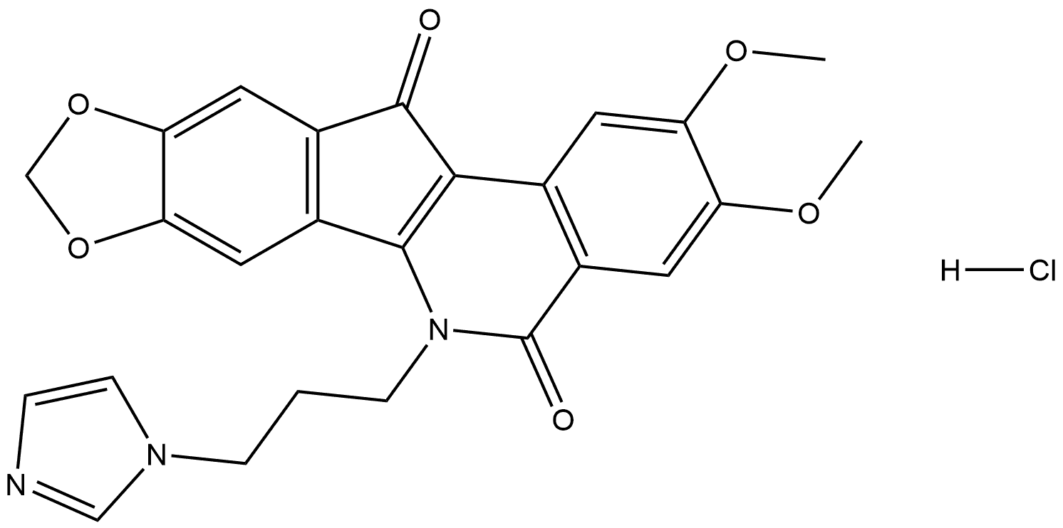 Indimitecan HCl Structure