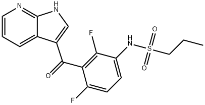 Deschlorophenyl Vemurafenib Struktur