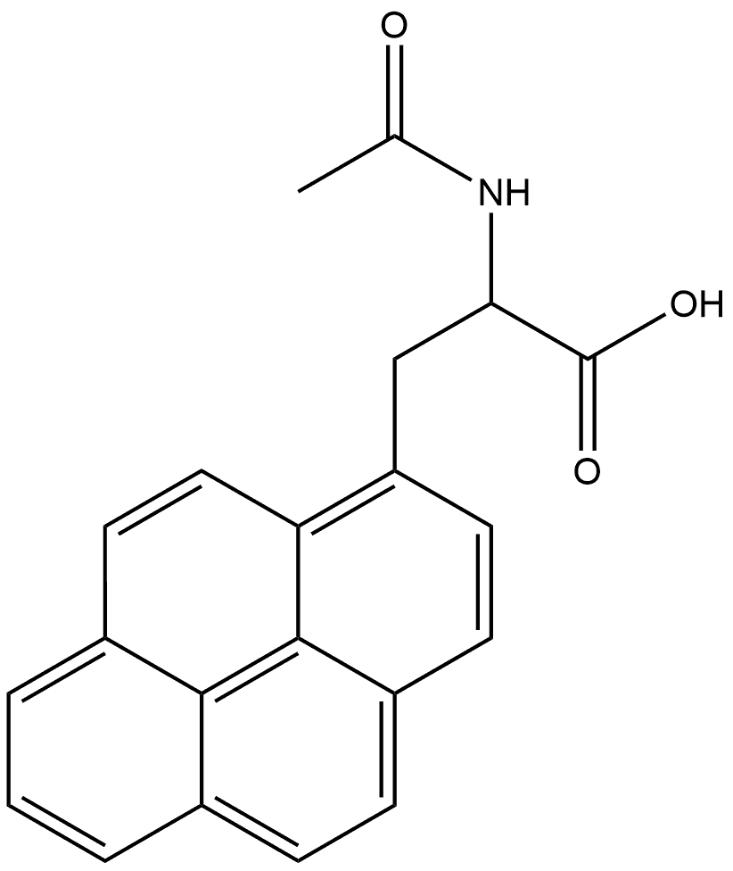 1-Pyrenepropanoic acid, α-(acetylamino)-