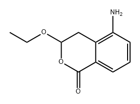 1H-2-Benzopyran-1-one, 5-amino-3-ethoxy-3,4-dihydro-