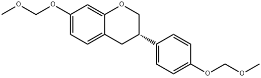 2H-1-Benzopyran, 3,4-dihydro-7-(methoxymethoxy)-3-[4-(methoxymethoxy)phenyl]-, (3S)-