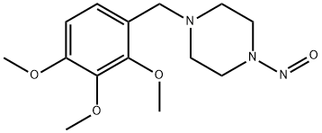 Piperazine, 1-nitroso-4-[(2,3,4-trimethoxyphenyl)methyl]- Struktur