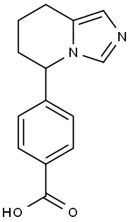 Benzoic acid, 4-(5,6,7,8-tetrahydroimidazo[1,5-a]pyridin-5-yl)- Struktur