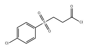 Propanoyl chloride, 3-[(4-chlorophenyl)sulfonyl]-