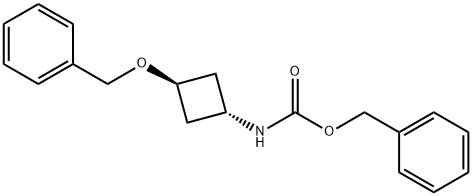 Carbamic acid, N-[trans-3-(phenylmethoxy)cyclobutyl]-, phenylmethyl ester