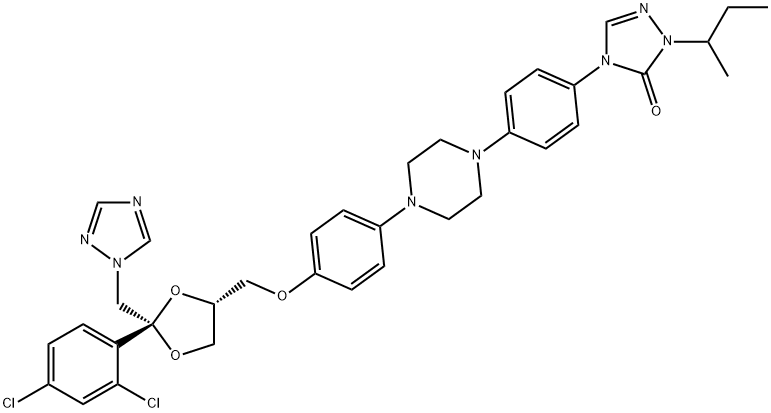 (2S,4R)-Itraconazole Struktur