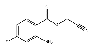 Benzoic acid, 2-amino-4-fluoro-, cyanomethyl ester